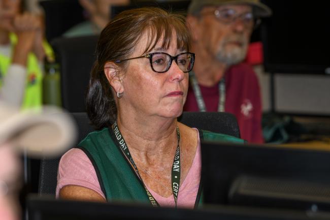 Attendees listen to opening remarks at CERT Field Day.