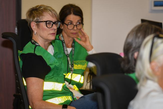 Attendees listen to opening remarks at CERT Field Day.
