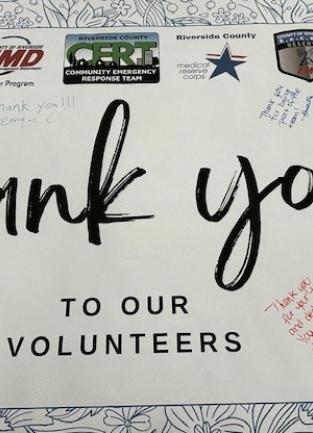 A banner with the words "Thank You"