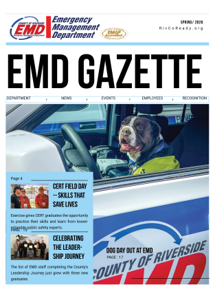 Cover of the EMD Gazette Newsletter